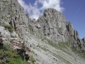 Aiguilles de Chabrières depuis la station de Réallon Aiguilles de Chabrières depuis la station de Réallon