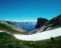 Le Lac du Lauzon et le Col de Charnier Le Lac du Lauzon et le Col de Charnier