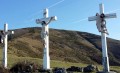Le Calvaire d'Ainhoa depuis le Col de Pinodieta Le Calvaire d'Ainhoa depuis le Col de Pinodieta