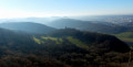 La reculée de Nacra, la Côte d'Arbois et le Fort Woirol La reculée de Nacra, la Côte d'Arbois et le Fort Woirol