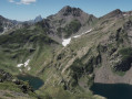 Le Pic Sanctus depuis le barrage du Tech Le Pic Sanctus depuis le barrage du Tech