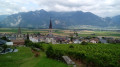 La plaine du Rhône et les vignes de Vionnaz La plaine du Rhône et les vignes de Vionnaz