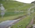 Le Lac du Mont Charvin par le Col des Porthets Le Lac du Mont Charvin par le Col des Porthets
