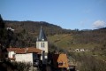 Aqueduc, vue sur les Alpes et Madone depuis Yzeron Aqueduc, vue sur les Alpes et Madone depuis Yzeron